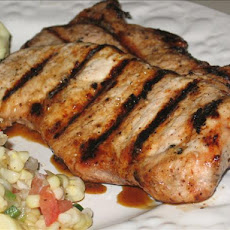 Pork Chops With Horseradish-Maple Glaze