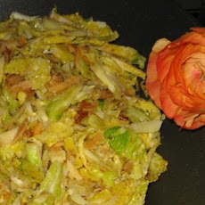 Brussels Sprouts With Almonds and Lemon Rind