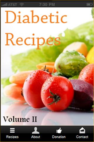 Diabetic Recipes Volume II