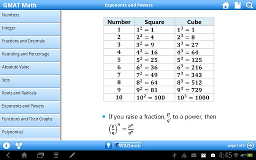 【免費書籍App】GMAT Math by WAGmob-APP點子