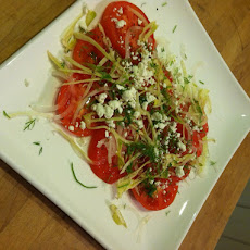 End of season tomato salad