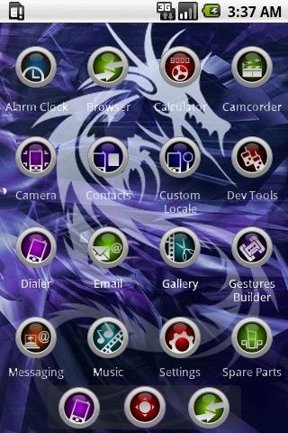 【免費個人化App】Purple Dragon [SQTheme] ADW-APP點子