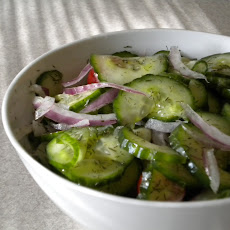 Wilted Cuke Salad