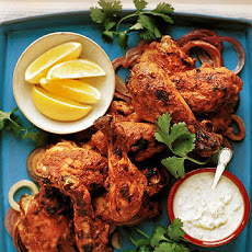 Tandoori Chicken Legs with Raita