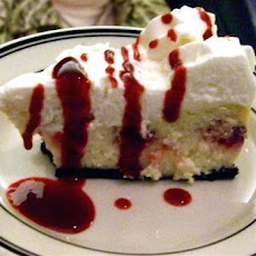 Lighter White Chocolate Raspberry Cheesecake