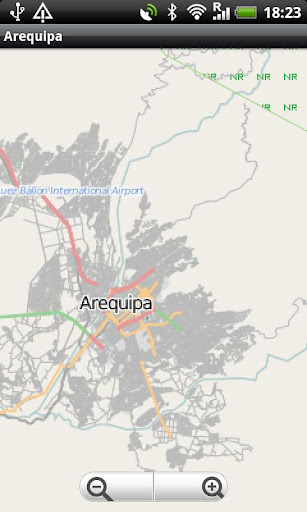 Arequipa Street Map