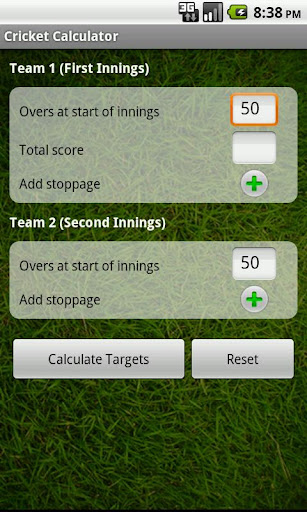 Cricket Calculator