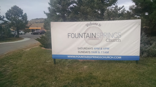 Fountain Springs Church East Entrance Sign 