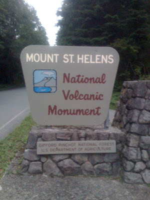 entering Mt. St. Helens