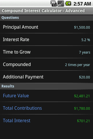 Compound Interest Calculator