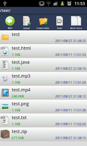 WebDAV File Manager