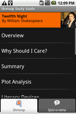 【免費書籍App】Twelfth Night: Shmoop Guide-APP點子