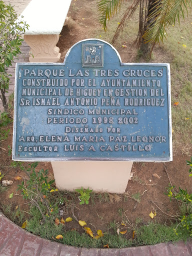 Placa Del Parque Las 3 Cruces