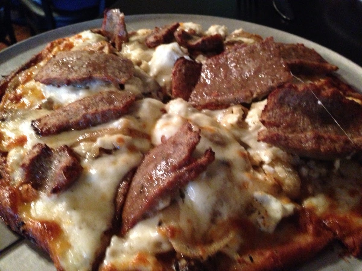 Shepherds Pizza on a gluten free crust