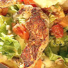 Tortilla with Jerk Chicken