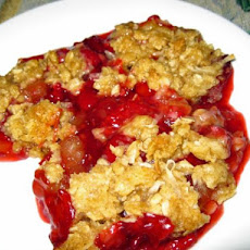 Apple and Raspberry Crumble (Crisp)
