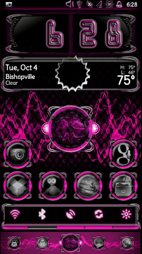 Bionic Launcher Theme Pink