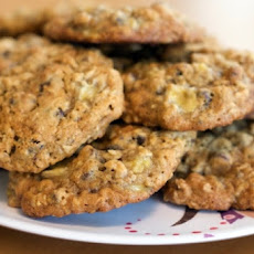 Banana Chocolate Chip Oatmeal Cookies