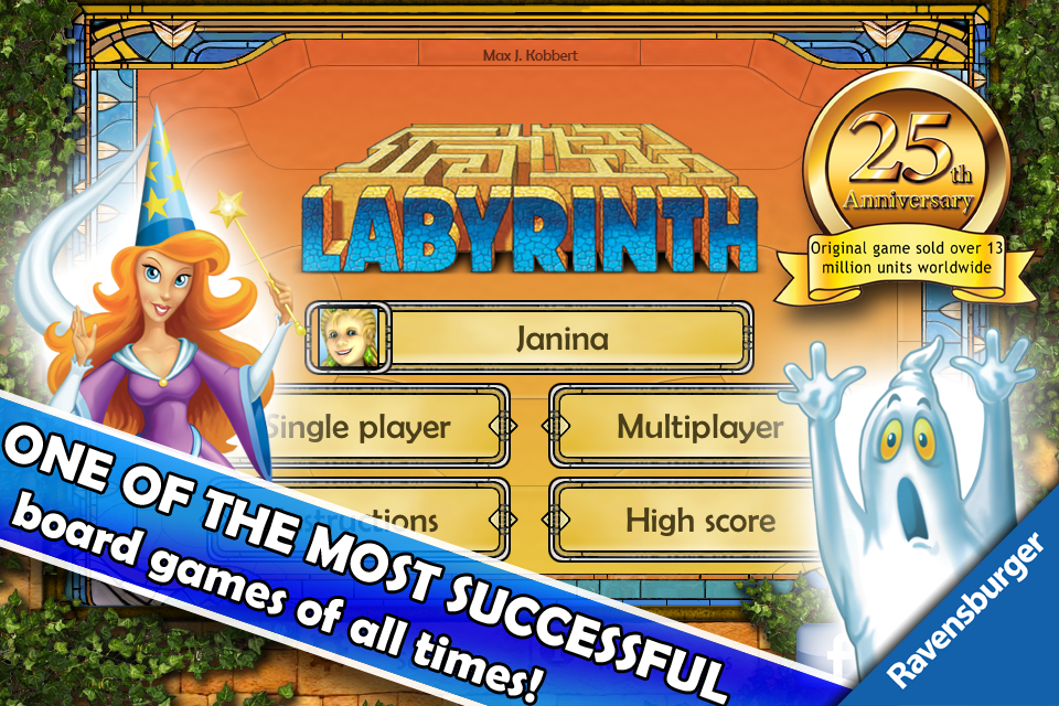 Android application THE aMAZEing Labyrinth screenshort