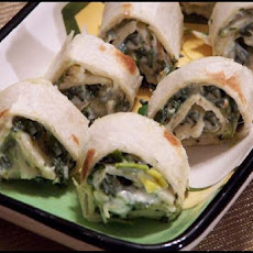 Spinach Dip Pinwheels