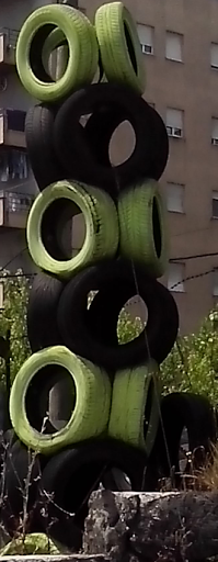 Tyres Sculpture