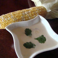 Sweet Chili and Coconut Corn Soup
