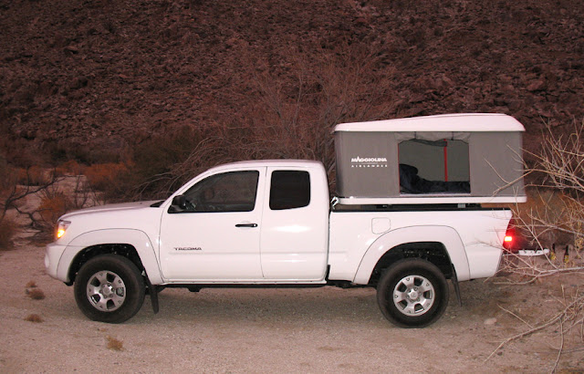 Toyota Tacoma with Maggiolina Rooftop tent Side-View