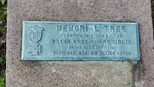 Grand Army of the Republic Memorial Tree Plaque