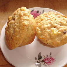 Pineapple Carrot Raisin Muffins