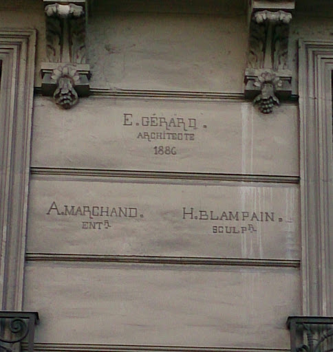 E. Gérard Architecte 1886