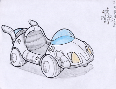 Crash Nitro Kart Concept Art