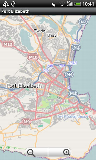 Port Elizabeth SA Street Map