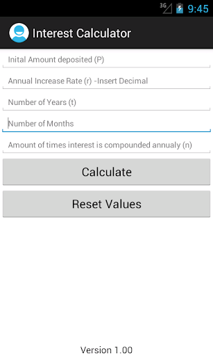 Interest Calculator