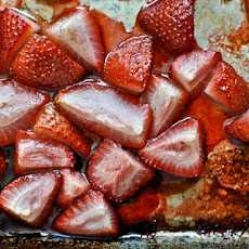 Roasted Strawberry Brown Butter Pancakes