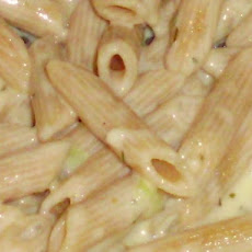 Healthy Low-Fat Penne Alfredo (Or Linguine)