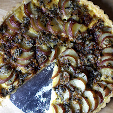 Blue Cheese and Red Potato Tart