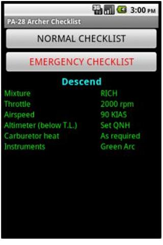 Piper PA-28 Archer Checklists