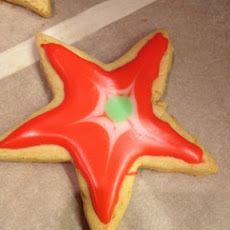 Rice Flour Sugar Cookies with Simple Icing