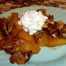 Peach-Almond Crisp