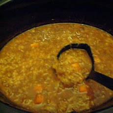 Spicy Ground Beef and Vegetable Soup
