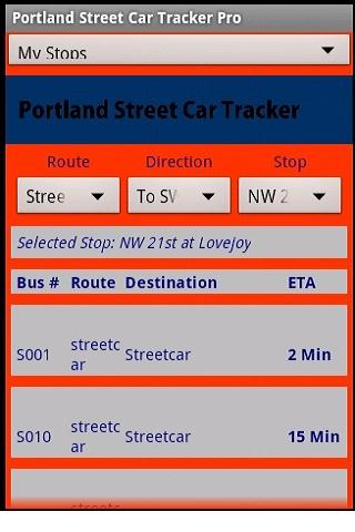 Portland StreetCar Tracker Pro