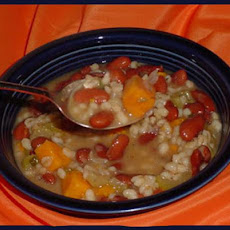 Kidney Bean, Barley, and Sweet Potato Stew