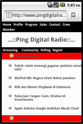 Ping Digital Radio