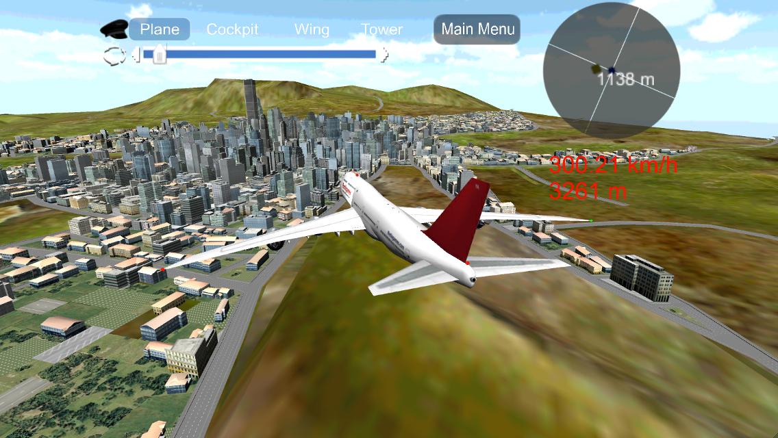 Android application Flight Simulator Hawaii HD screenshort