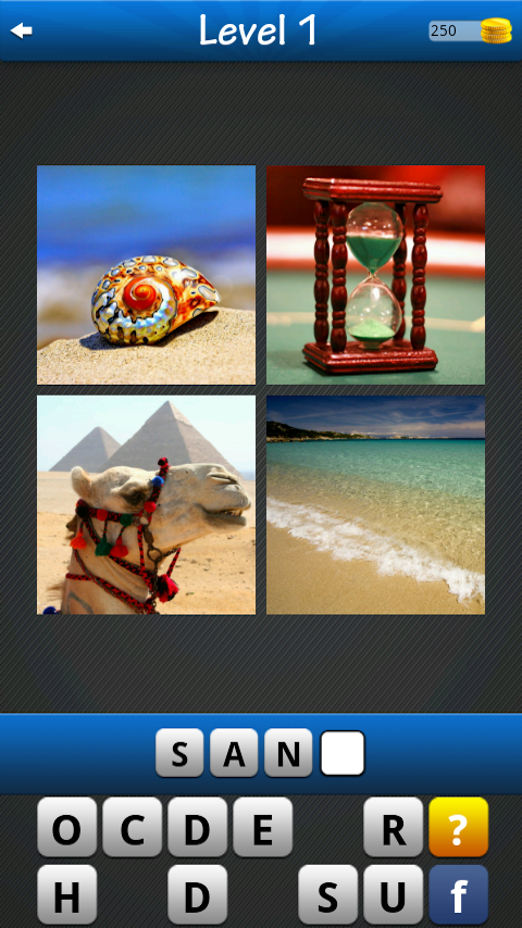 Android application Word Game ~ 4 Pics 1 Word screenshort