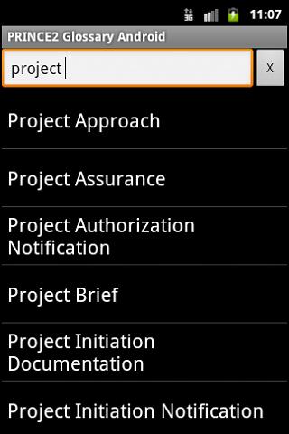 【免費教育App】PRINCE2 Glossary-APP點子