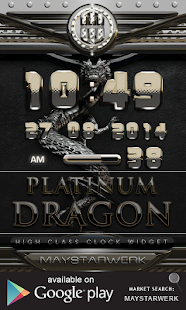How to download Dragon Clock Widget platinum patch 2.30 apk for android