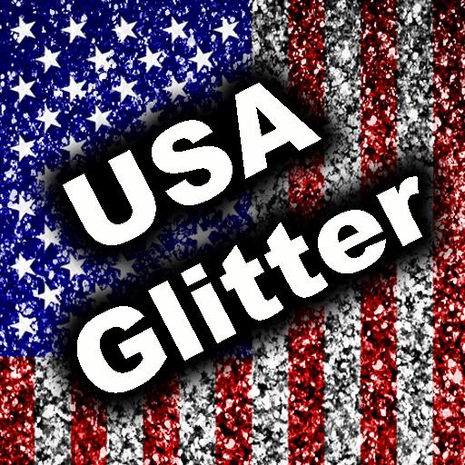 GO SMS Theme - USA Glitter LOGO-APP點子