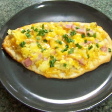 Ham and Egg Hawaiian Pizza