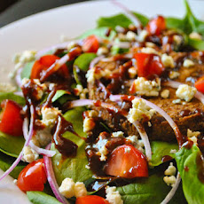 BBQ Veggie Burger Salad
